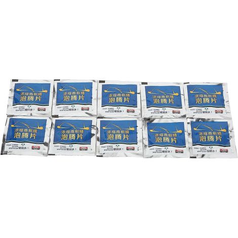 10 Brausetabletten Mit Oxalsäure Für Die Scheibenwaschanlage, Inklusive Blauem Scheibenreinigungswerkzeug (10er-packung).