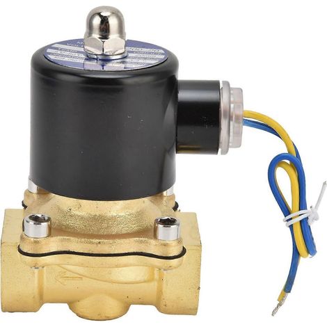 Magnetventil Aus Messing, 2w-200-20, Baugröße G3/4 Zoll, Normalerweise Geschlossen, Für Wasser, Luft, Gas, 12 V Gleichstrom