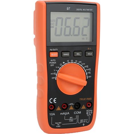 Vc97 Lcd-digitalmultimeter Mit Automatischer Bereichswahl, Universellem Elektroprüfgerät, Überhitzungsschutz, Maximalanzeige 3999