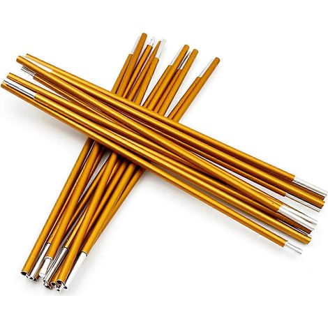Verbesserte, Leichte 7,9-mm-aluminium-zeltstangen, Einziehbar, Goldene Ersatzstangen