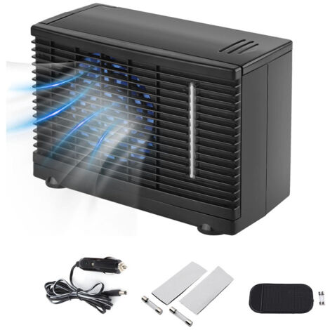 Ej.life – Tragbare 12v-klimaanlage – Luftkühler Mit 3 Geschwindigkeitsstufen – Reichweite Bis Zu 2 Meter – Für Autos Und Kleine Räume
