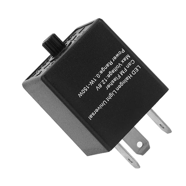 12v 24v 3-poliges Einstellbares Led-blinkerrelais, Kompatibel Mit Auto Und Motorrad [alm]