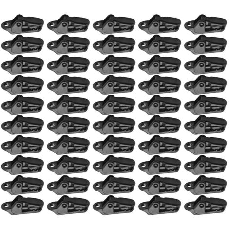 Packung Mit 50 Clips Für Segelplanen, Sicherer Halt Mit Robustem Verriegelungsmechanismus Für Camping.