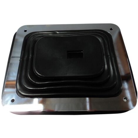 Schaltmanschette Aus Gummi Mit Chromplatte, 5 5/8 Zoll X 6 3/4 Zoll, Manuell/automatisch, 350--