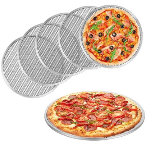 Pizzablech, 6er-set, 20 Cm, Aus Nahtlosem Aluminium.