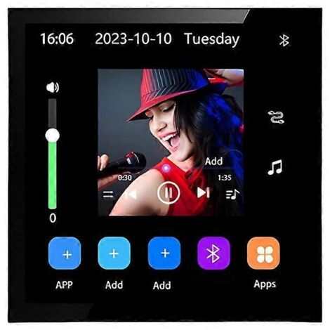 4-zoll-touchscreen, Android 10, Eshare, Wlan, Bluetooth, Heimkino, Schwarz