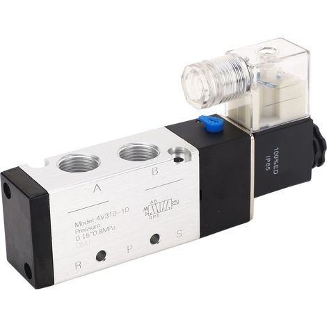Schnell Reagierendes, Störungsresistentes 2-positionen-5-wege-magnetventil Aus Aluminiumlegierung Für Die Automatisierung, 220 V Wechselstrom
