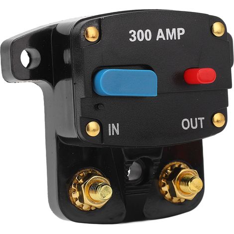 300a Manuell Rückstellbarer Leitungsschutzschalter Für Auto-, Boots-, Lkw- Und Bus-audiosysteme - Inline-sicherungshalter Für Stereo-verstärker.
