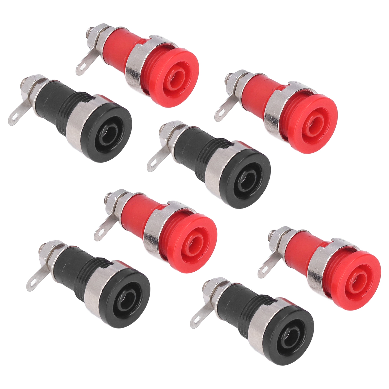 Packung Mit 10 4-mm-bananensteckern, Korrosionsbeständiger Anschlussbuchse, Bananenbuchsenadapter Für Audio- Und Elektroverkabelung