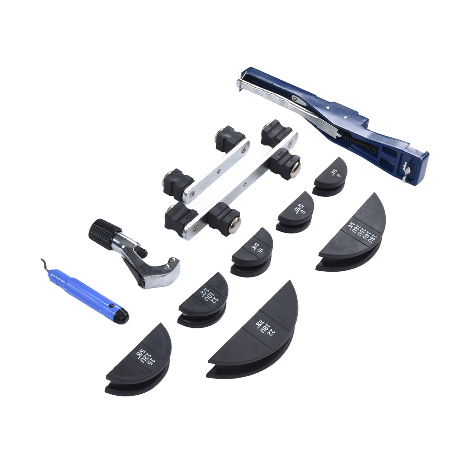 Manuelles Ratschen-rohrbiegeset (0-90°) Für Pneumatische Systeme, Zum Biegen Von Rohren Mit Einem Durchmesser Von 6-22 Mm