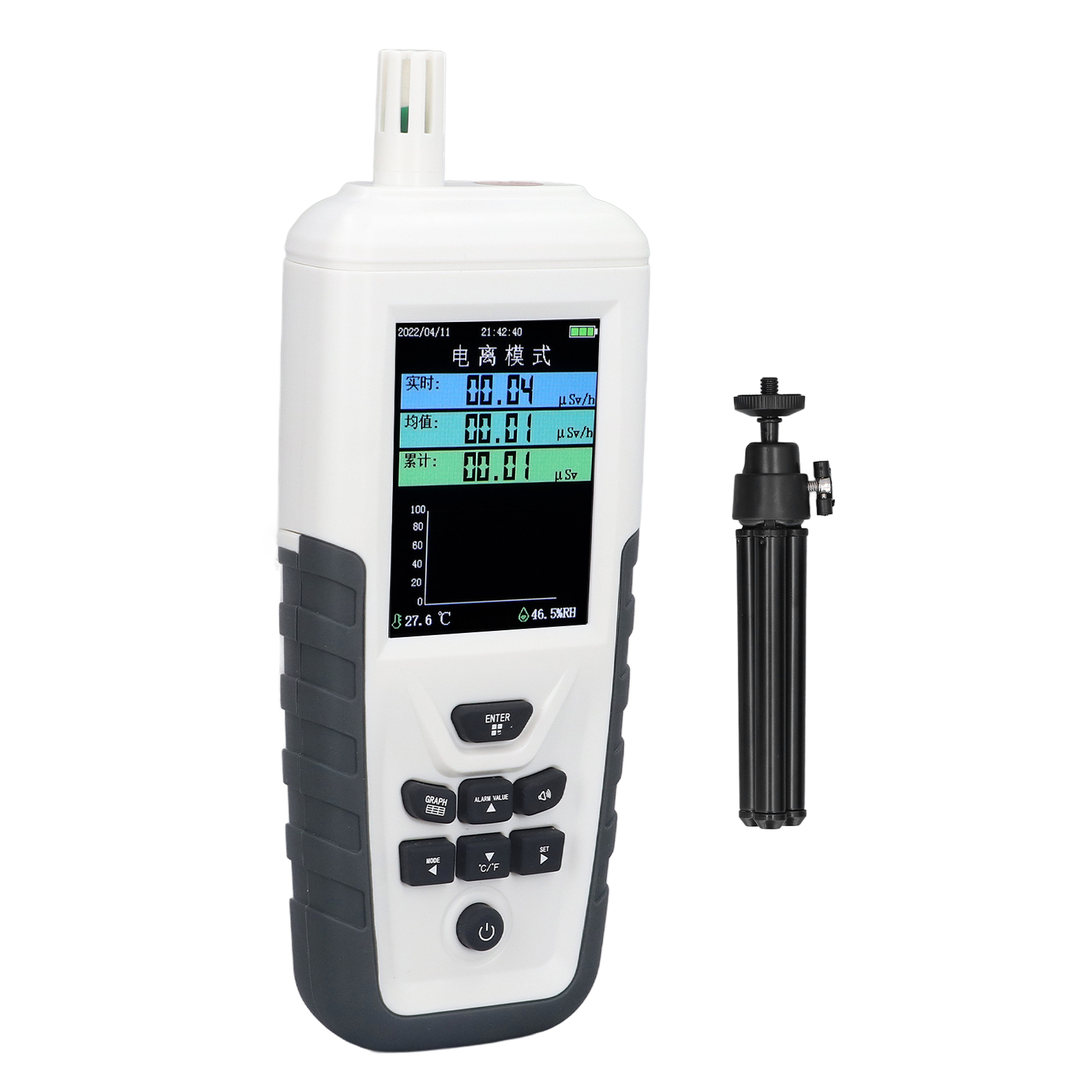 Tc-8500 Kernstrahlungsdetektor, Geigerzähler Für Röntgen-, Beta- Und Gammastrahlen, Professionelles Dosimeter, Radioaktivitätsmonitor, Marmormeter, Tragbares Testgerät.