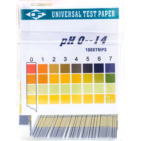 100 Ph-teststreifen, 0 Bis 14, Genau Und Schnell, Säure-base-indikatorpapier