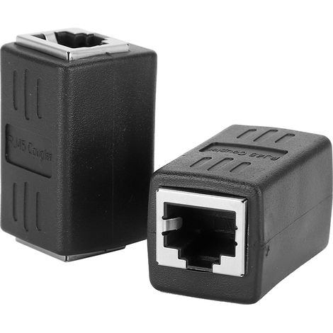 2-teiliger Rj45-stecker (buchse Auf Buchse) Für Cat7-, Cat6- Und Cat5e-kabel – Integrierter Koppler
