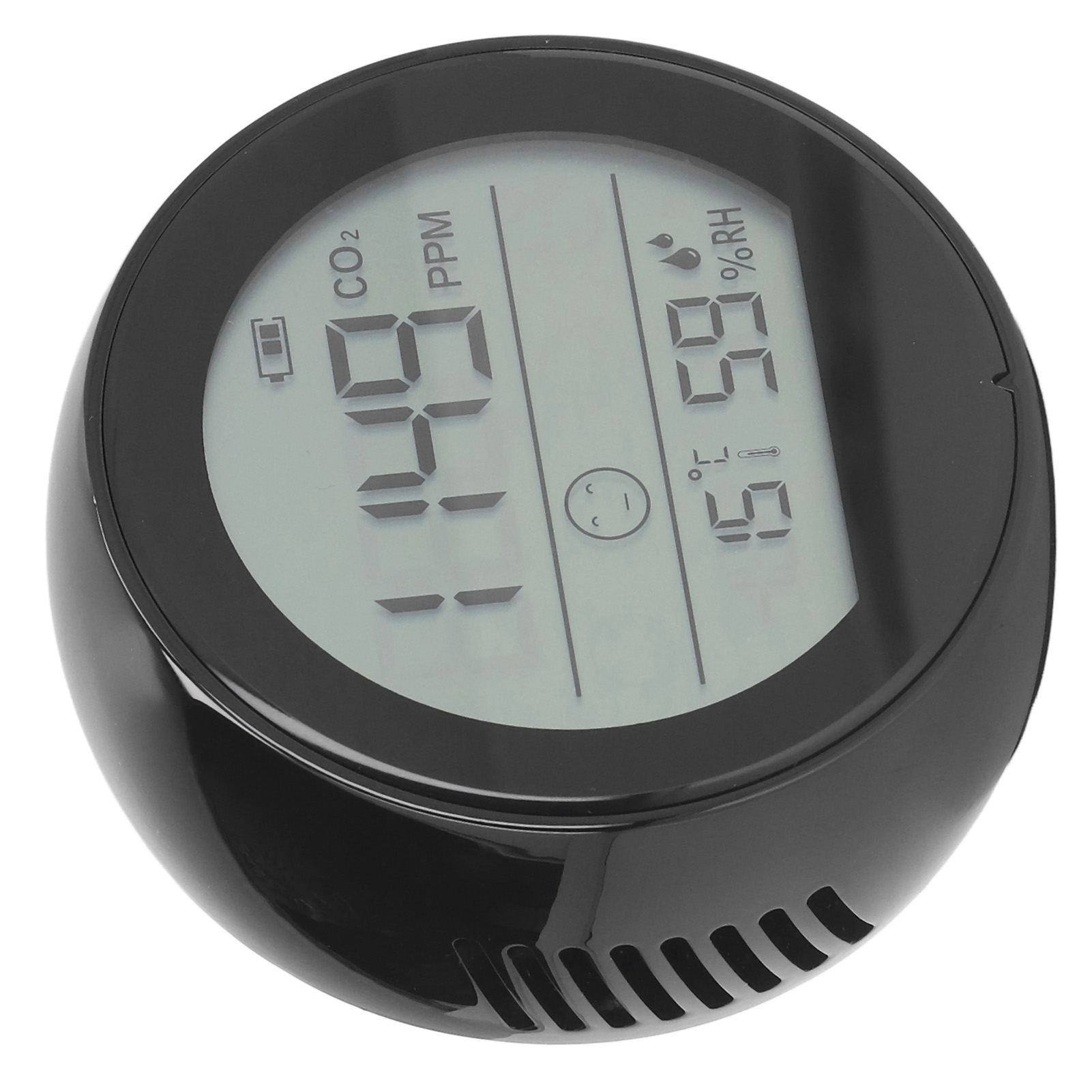 P8 Infrarot-co₂-detektor, Kohlendioxid-monitor, Luftqualitätsmessgerät, Temperatur- Und Feuchtigkeitsmessgerät Für Laborzwecke, Silber