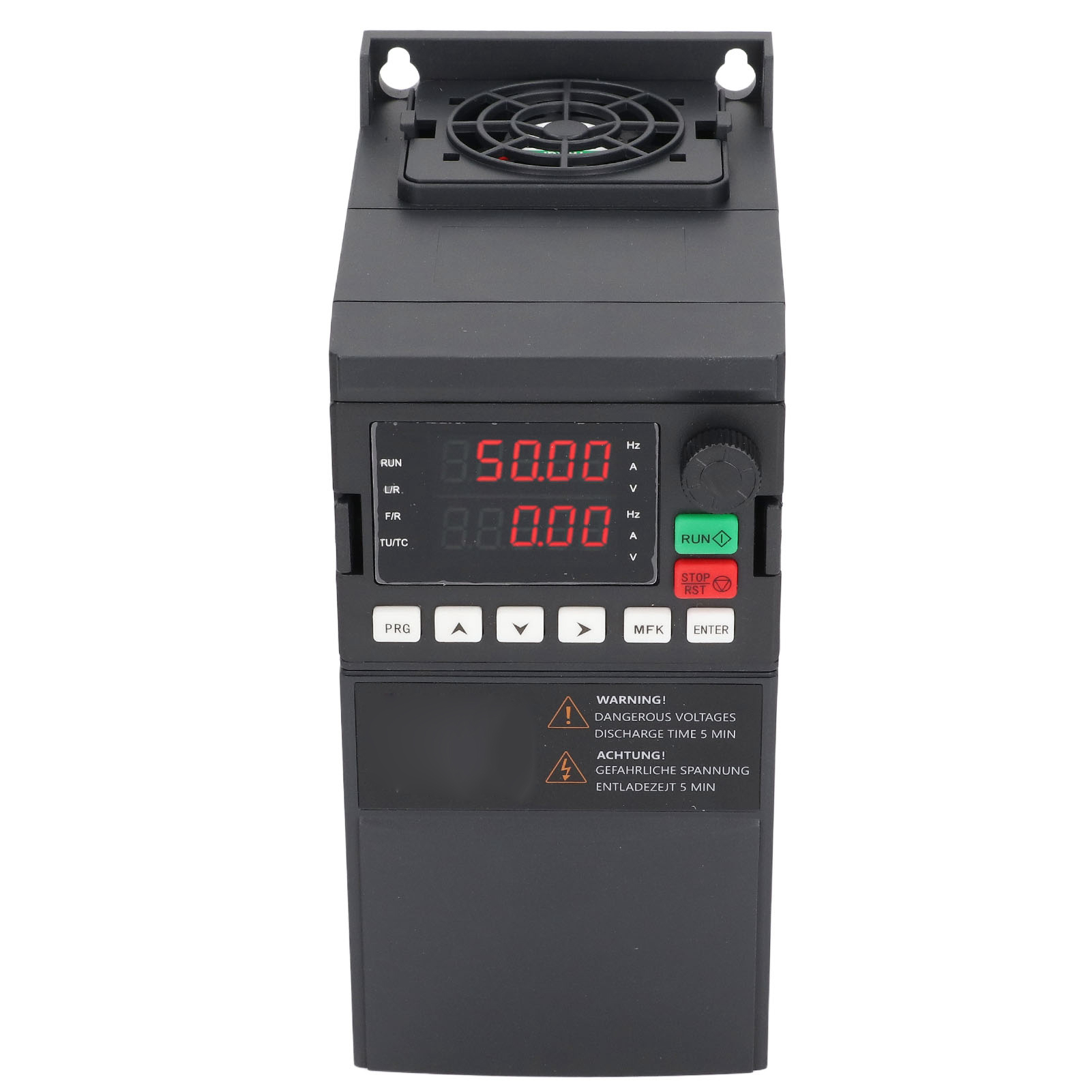 Sako 220v 2,2kw Frequenzumrichter, Einphasen-zu-dreiphasen-umrichter, Abs-gehäuse, Digitale Doppelröhrenanzeige, Industrieller Drehzahlwandler.