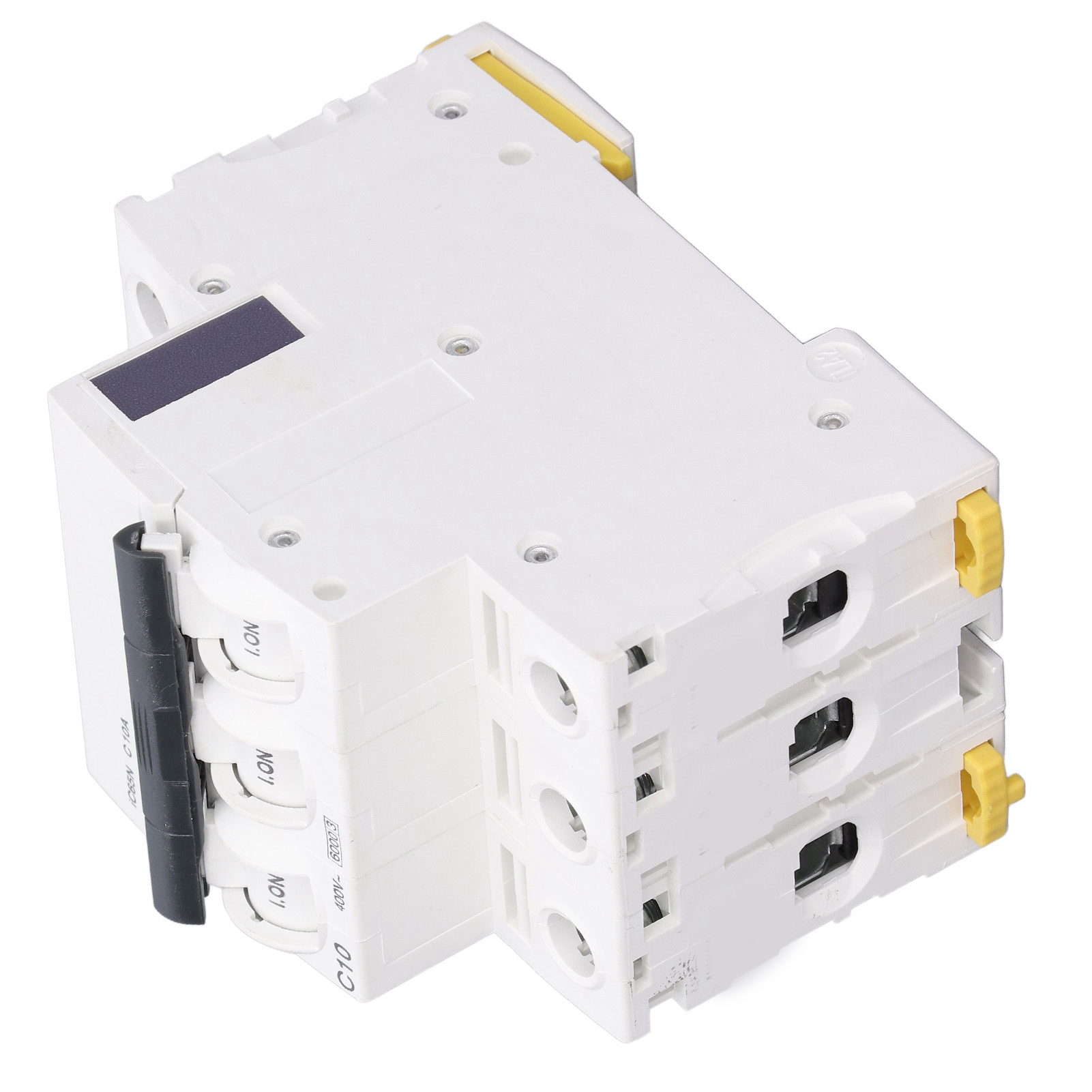 Modularer 10a 3p 400v Din-schienen-leistungsschalter, Unterspannungs-überlastschutz, Ic65n C10 Schalter