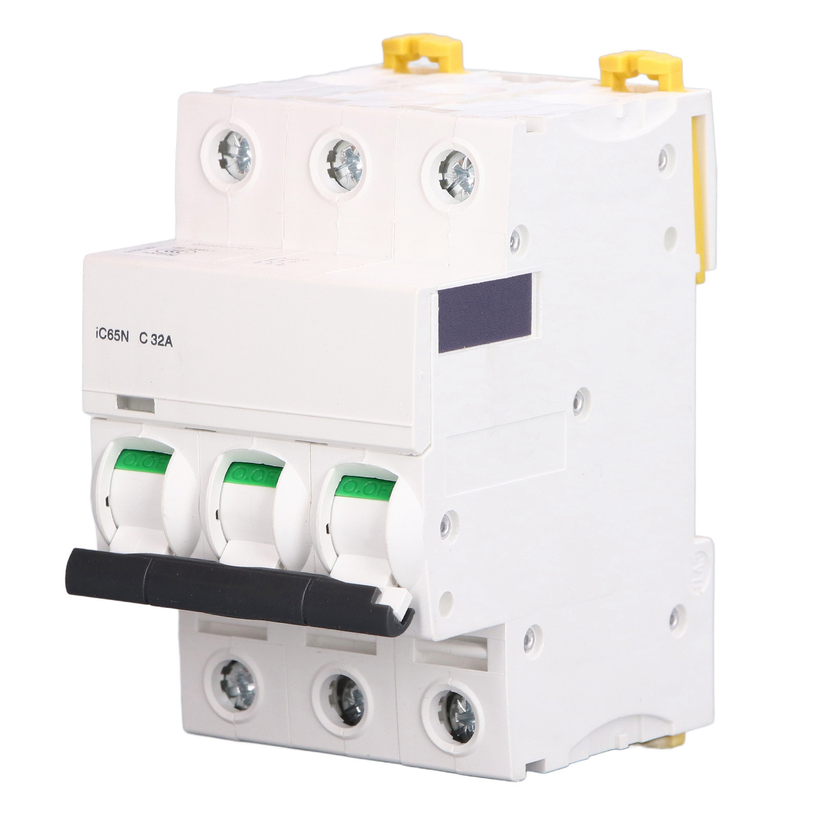 Modularer Leistungsschalter 32a 3p 400v Din-schienenmontage Überlastschutz Niederspannungs-automatikschalter Ic65n C32