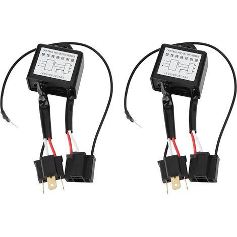 2x Led-konverter-lichtschranken-wechselrichteradapter Mit Negativer Polarität H4