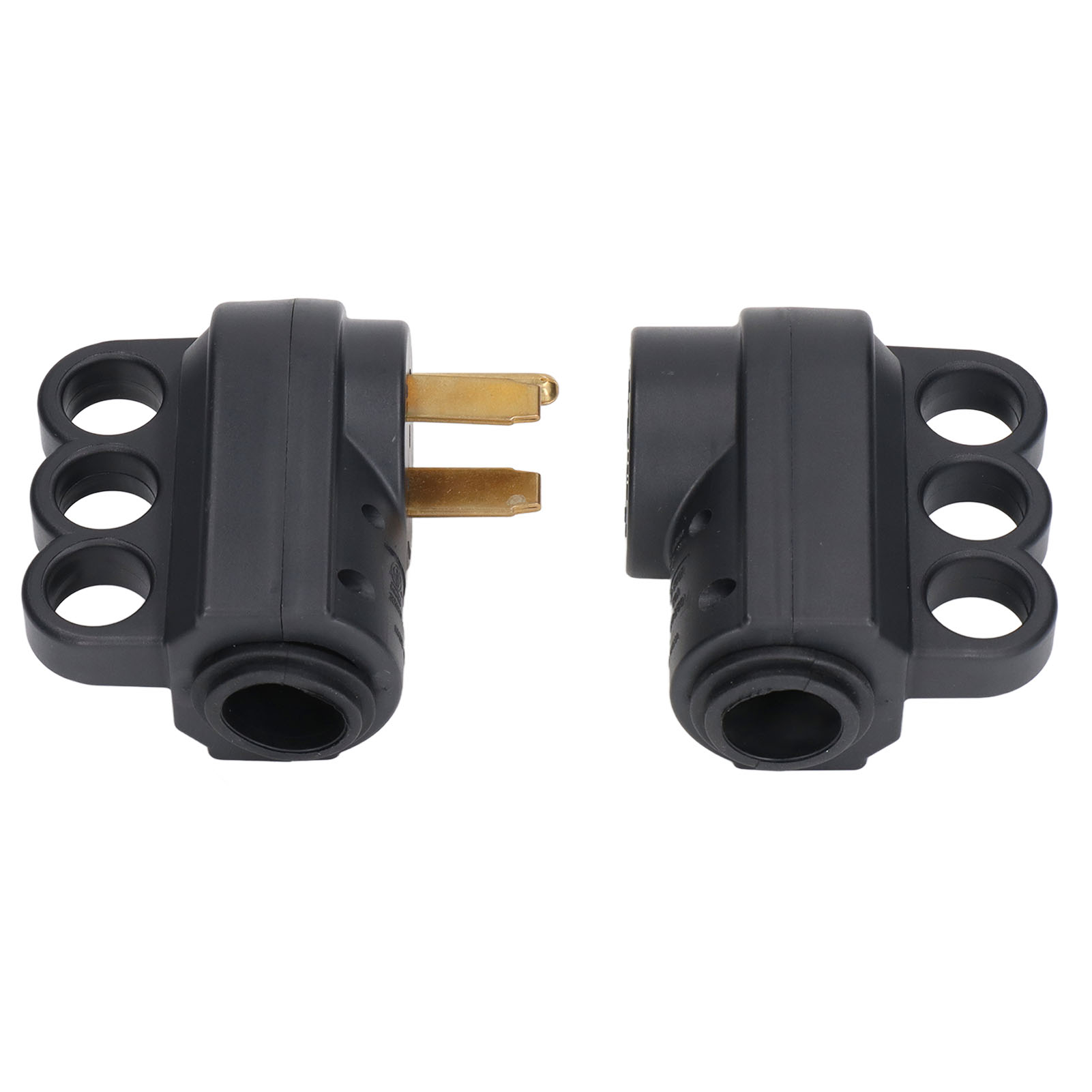 12v 4-poliger Wohnmobil-stecker-adaptersatz Mit Zugring, 125v 50a Industriestecker Für Wohnmobile Und Wohnwagen