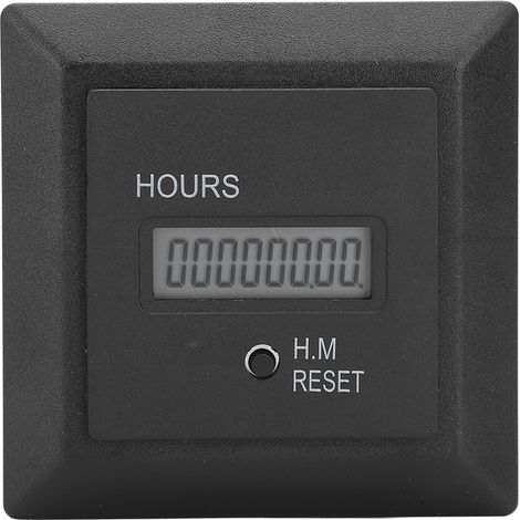 Hochpräziser Digitaler Betriebsstundenzähler Hm-1r, Digitalanzeige, Universell 50/60 Hz, Wechselstrom 100–240 V, Betriebstimer