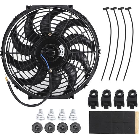 12v 12-zoll-flachlüfter (universell) Mit Kühler-montagesatz