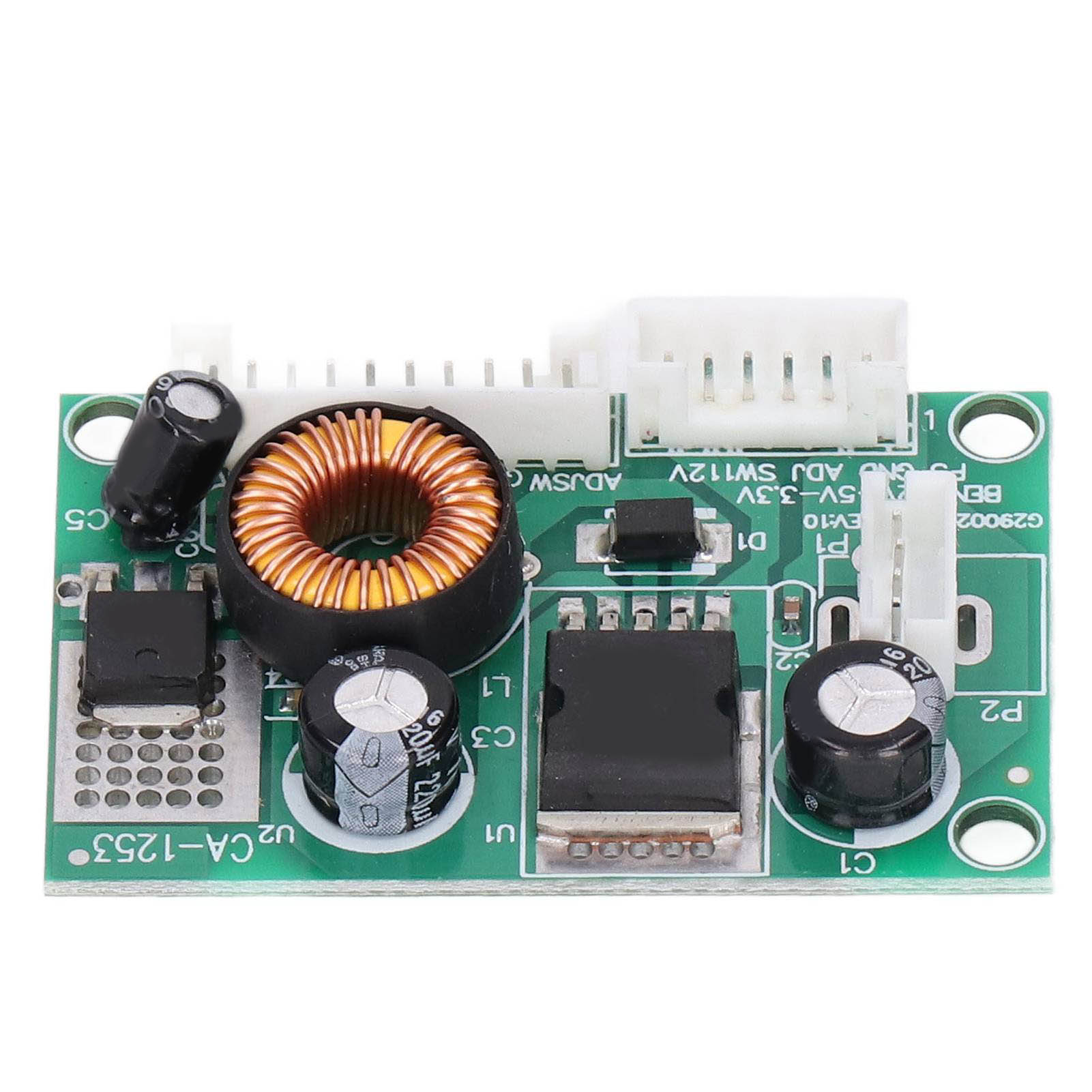 12v Auf 5v/3,3v Spannungswandler, Leiterplatten-netzteilmodul Mit Lcd-anzeige, 2 Stück, 3-schnittstellen-reglerplatine Für Elektronikprojekte