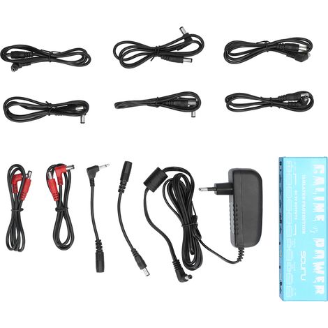 18v 2a 36w Netzteil Für Gitarreneffektpedale, 8 Isolierte Ausgänge Mit Led-adapter, 100-240v Eu