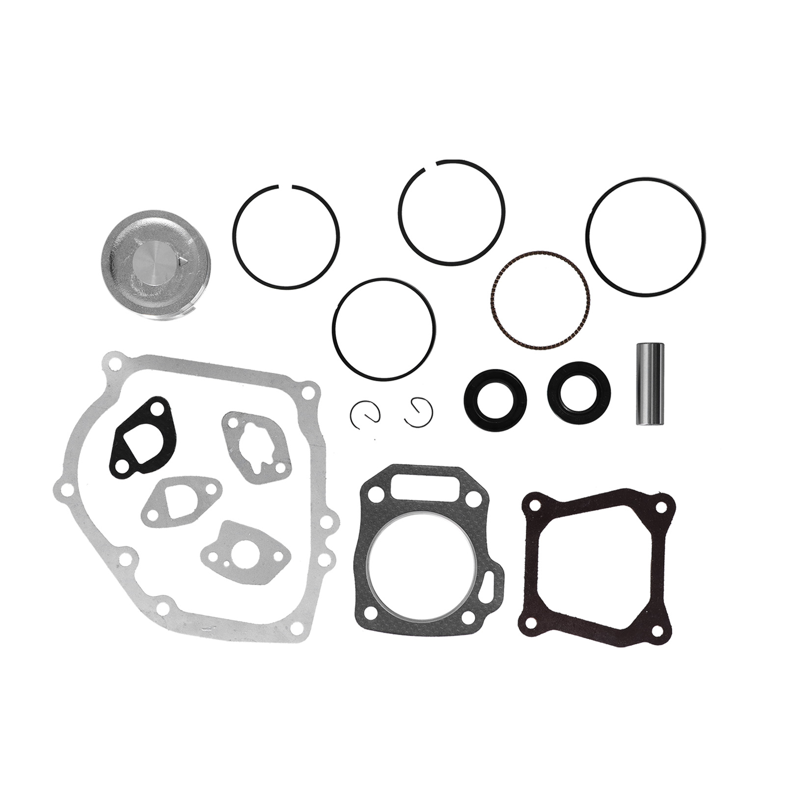 Zylinderkopfdichtungssatz Und Kolbenringe (68 Mm) Für Gx160 Gx200 168f 5,5 Ps 6,5 Ps Motoren, Mit Kolbenbolzen, Öldichtungen Und Zylinderlaufbuchse