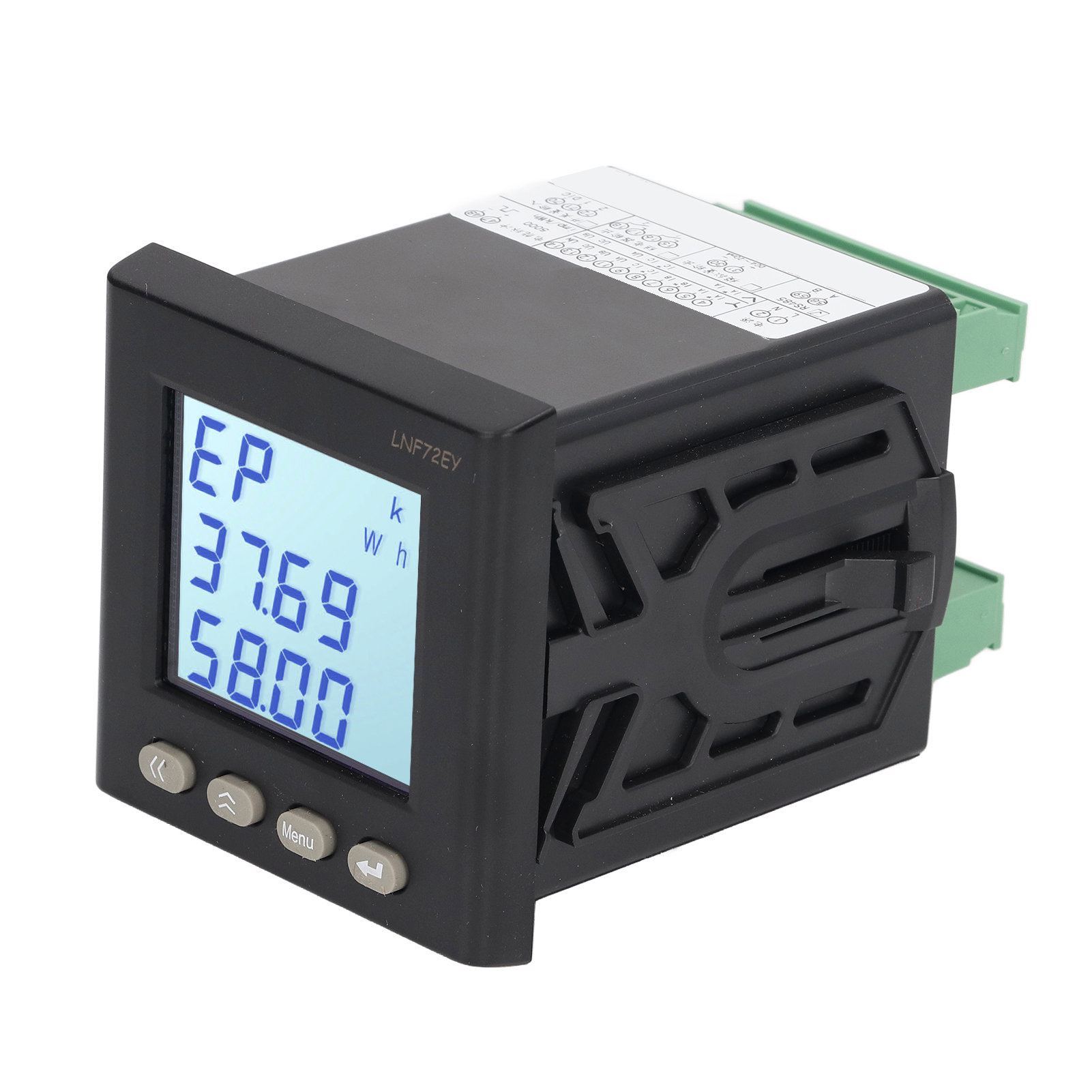 Dreiphasen-digitalvoltmeter/amperemeter, Spannung/strom, Wechsel-/gleichstrom 80–270 V, Für Schaltschränke
