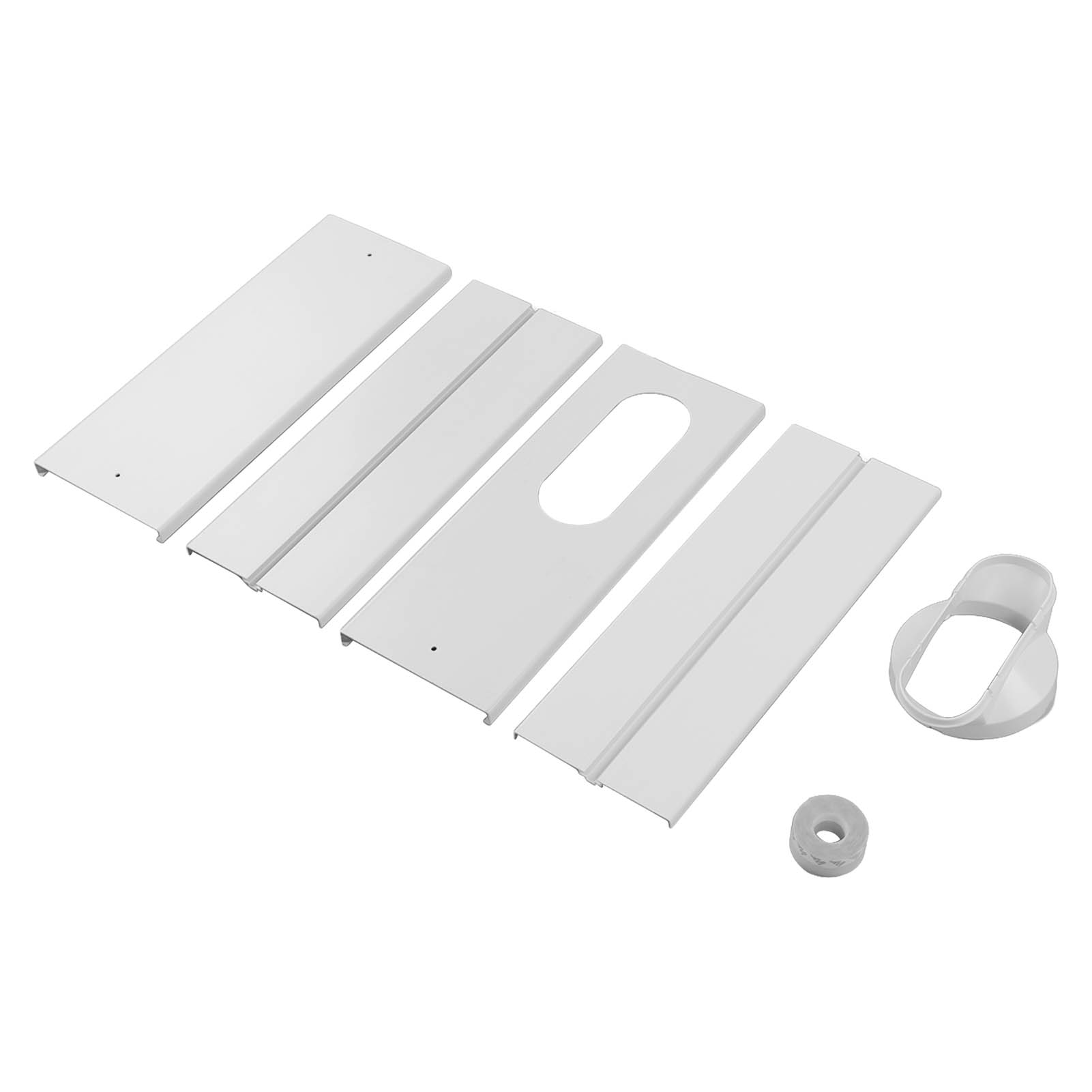 Tragbares Fensterklimagerät-set Mit Verstellbarem Schiebeadapter 150/130 Mm, Abluftkanal, Universeller Belüftung, Fensteröffnung Und Komplettem Set Für Flexiblen Schlauch.