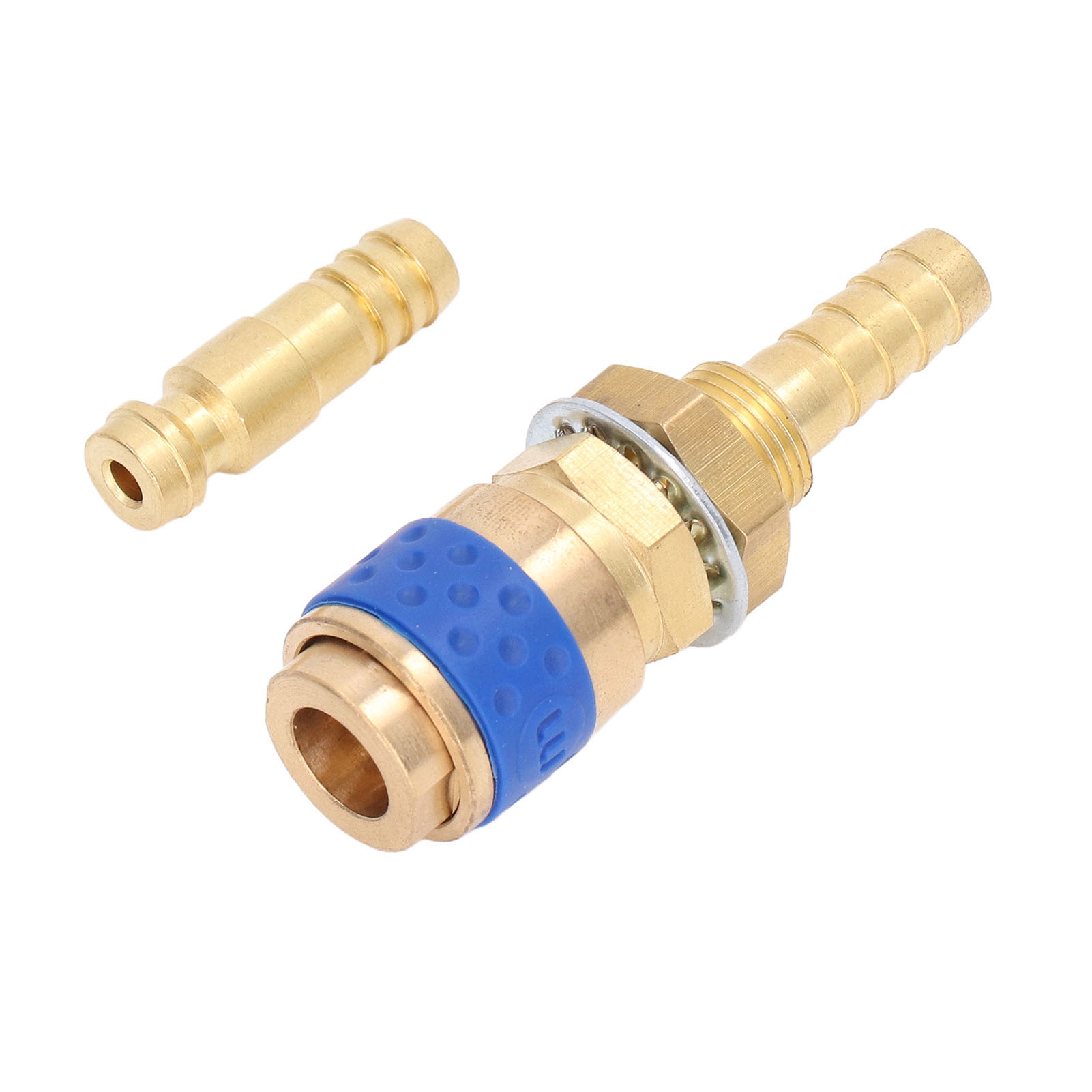 8-mm-messing-brenneradapter, Schnellkupplungsset Für Mig/wig-schweißpistolen, Blau