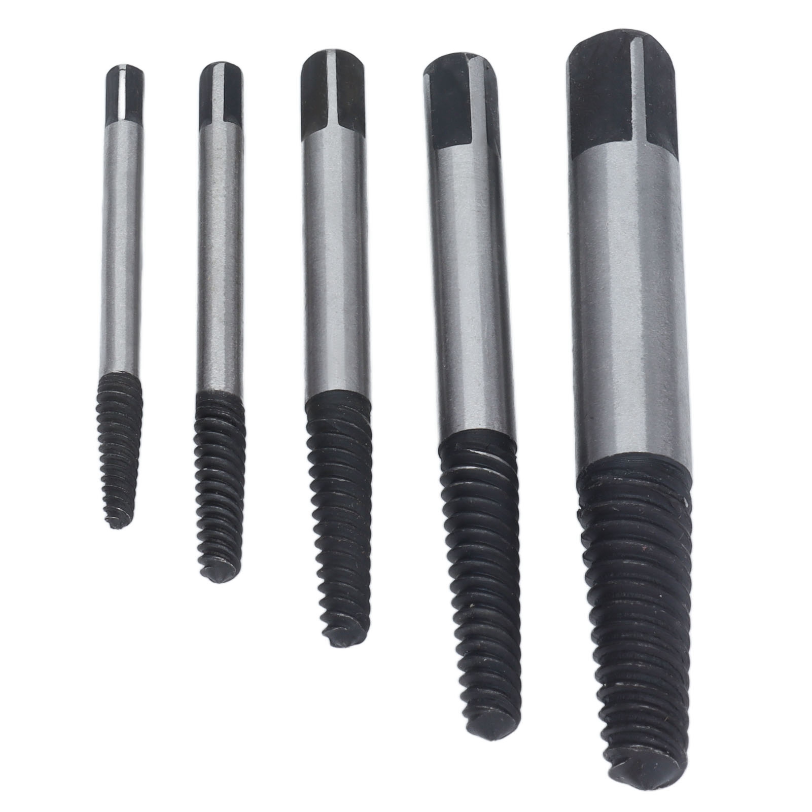 Schraubenausdreher-set Aus Kohlenstoffstahl, Hohe Haltbarkeit Durch Wärmebehandlung, Gewindepräzision, Linkshänder-schraubendreher-set.