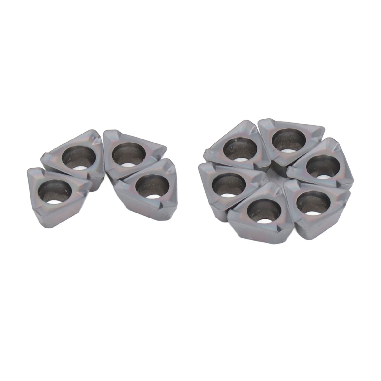 Satz Von 10 Hartmetall-dreheinsätzen, Cnc-fräs- Und Schneidwerkzeuge, Satz Von Klingen Für Metalldrehmaschinen, Bearbeitungszubehör.