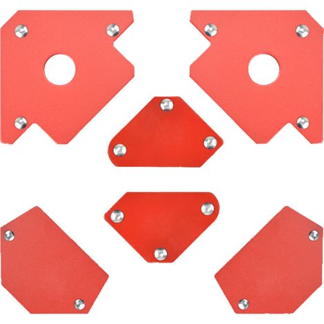 6-teiliges Set Magnetischer Schweißpositionierer, Klein, Mittel Und Groß, Leistungsstarke Multifunktionsmagnete Zum Halten
