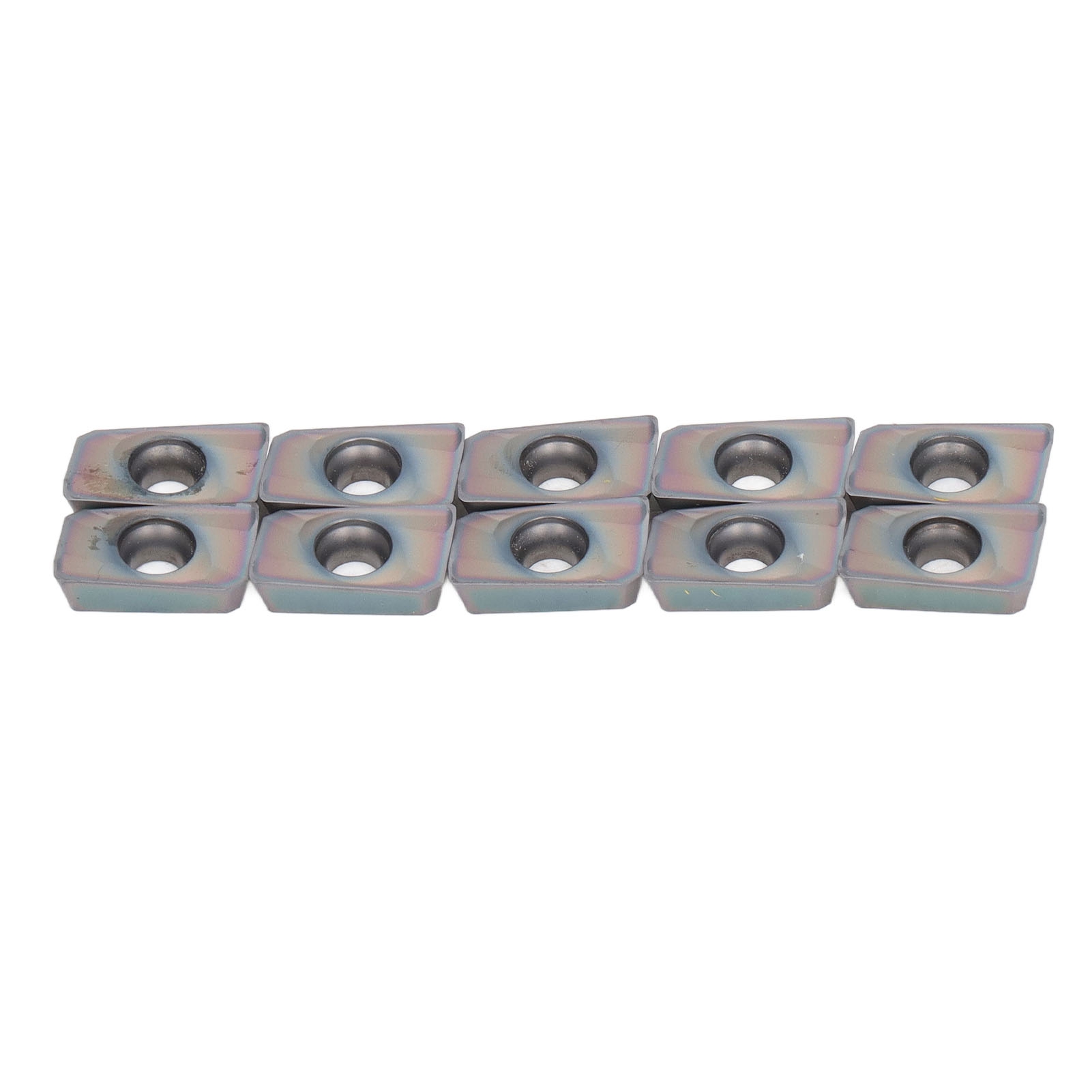 10 Hochharte Hartmetall-cnc-fräser, Wendeschneidplatten Für Stahl, 10er-packung