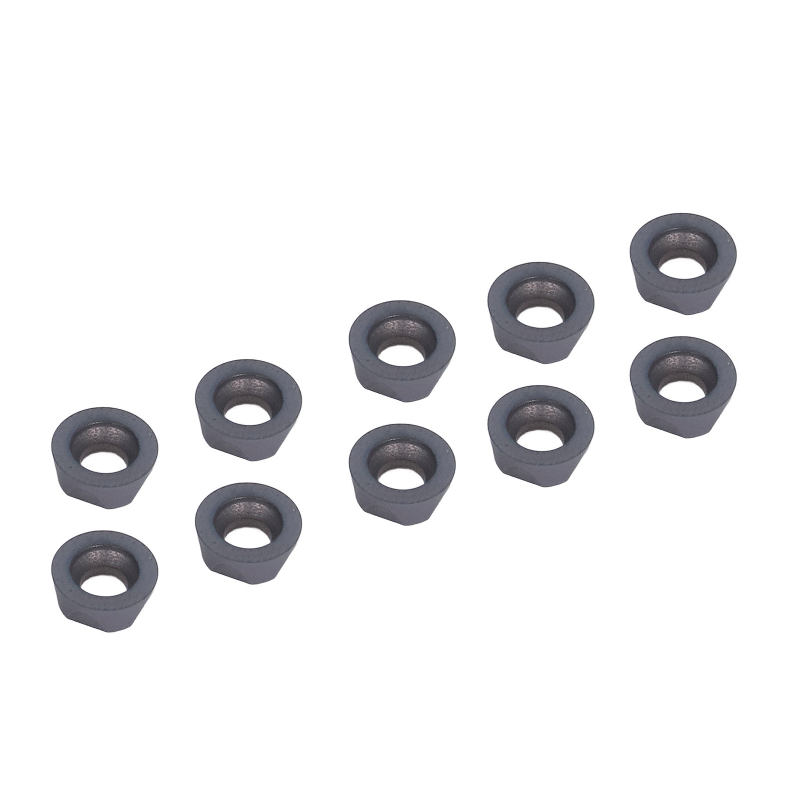 Satz Mit 10 Beschichteten Hartmetall-runddreheinsätzen, Cnc-werkzeuge Für Metalldrehmaschinen, Präzisionsschneidplatten