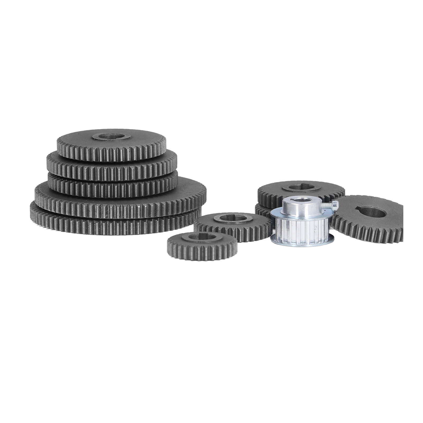 Satz Mit 11 Motorriemenscheiben (17 Zähne) Für Drehmaschinen Der Modelle T80, T60, T50, T40, T35 Und T30, Schneidzahnradsatz, Ersatzscheiben Aus Metall, Für Den Professionellen Einsatz