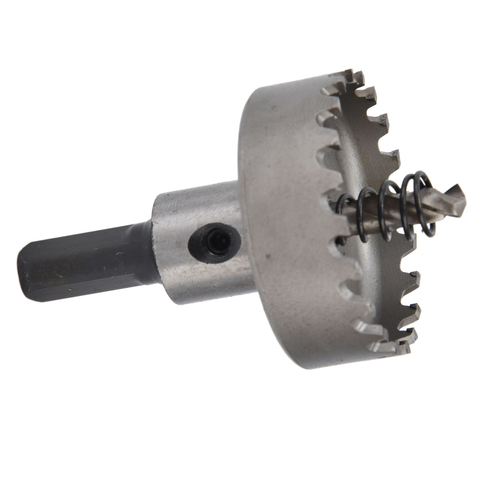 45-mm-lochsäge Mit 20 Hartmetallzähnen, Kernbohrer Für Edelstahl Und Aluminium, Rutschfester Dreikantschaft, Lochschneider-set