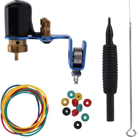 Komplettes Tattoo-set Mit Tattoomaschine, Leistungsstarkem Motor, Pistolengriff, Nadelmodulen Und Make-up-werkzeug