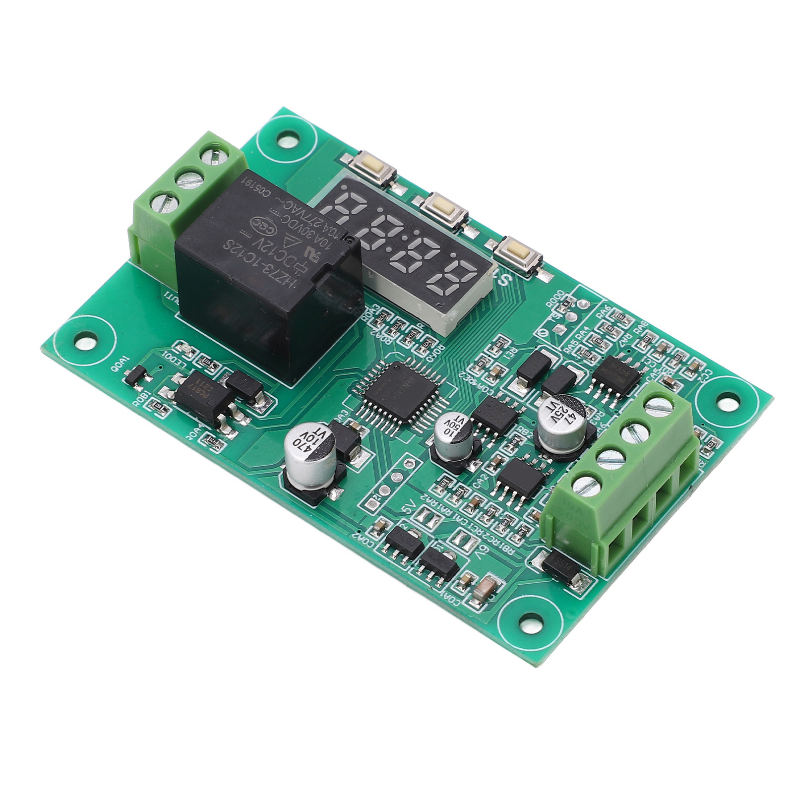 Digitaler Wechselstromsensor (220 V, 0–30 A), Präzisionsmessmodul Mit Led-anzeige, Amperemeter-messplatine, 12-v-gleichstromnetzteil