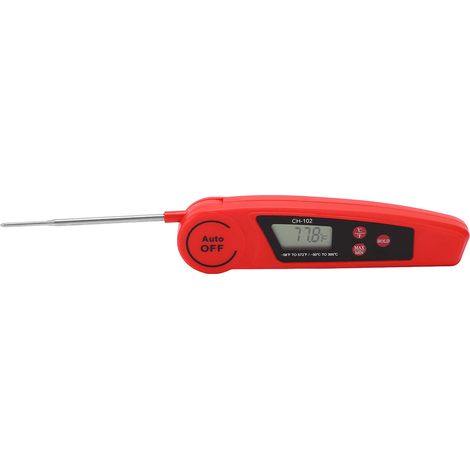 Digitales Fleischthermometer, 180°-klappsonde, Messung In 5 Sekunden, Ip66 Wasserdicht, Sofortiges Kochen