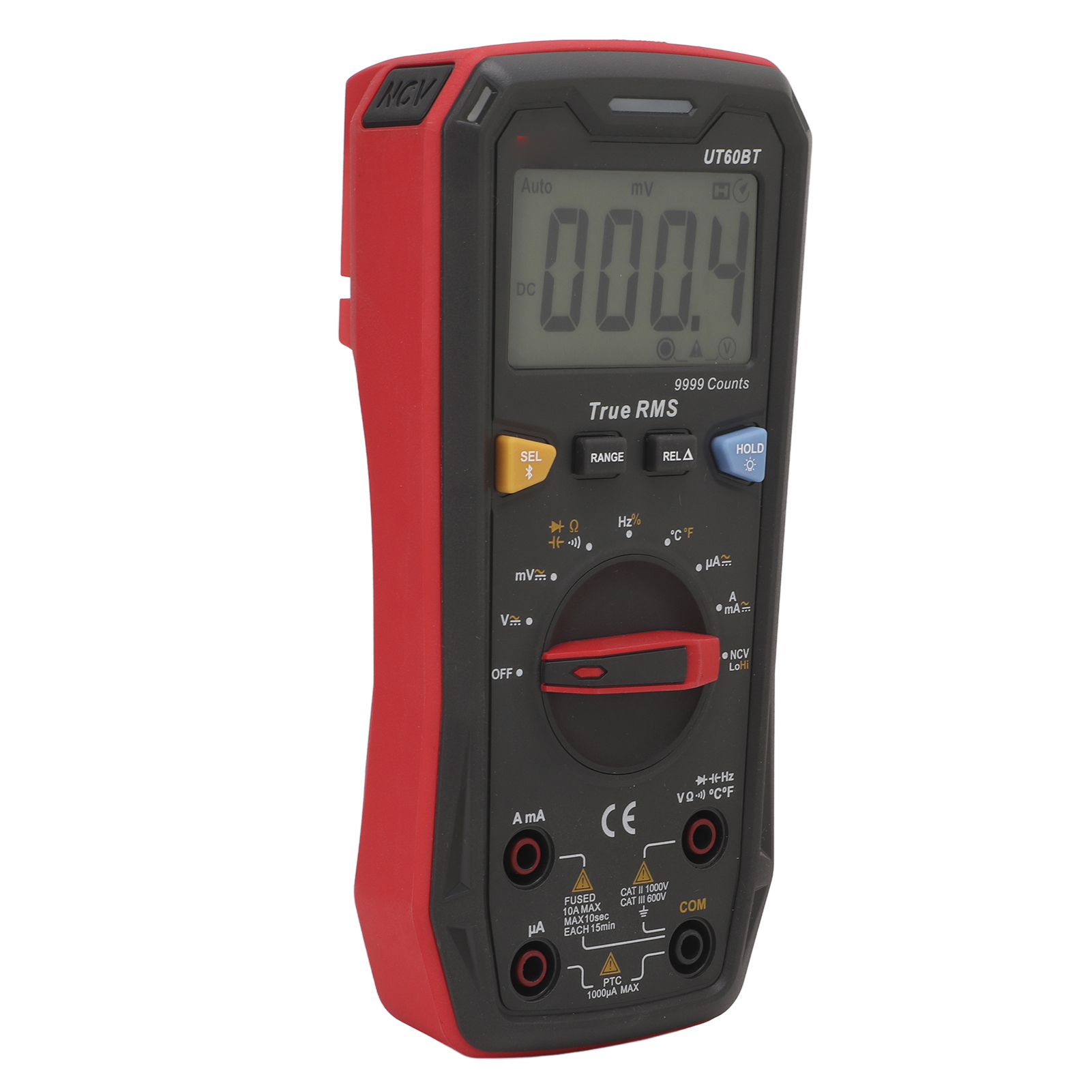 Trms Digitalmultimeter, Großes, Hintergrundbeleuchtetes Lcd-display, Schnelle Messung, Großer Messbereich, Energiesparend, Bluetooth-tester, Professionelles Messgerät