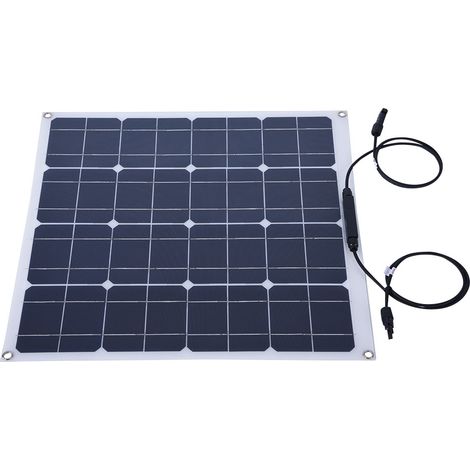 12v 50w Tragbares, Flexibles Und Hocheffizientes Solarpanel Für Den Außenbereich – Geeignet Für Haus, Boot, Yacht Und Wohnmobil