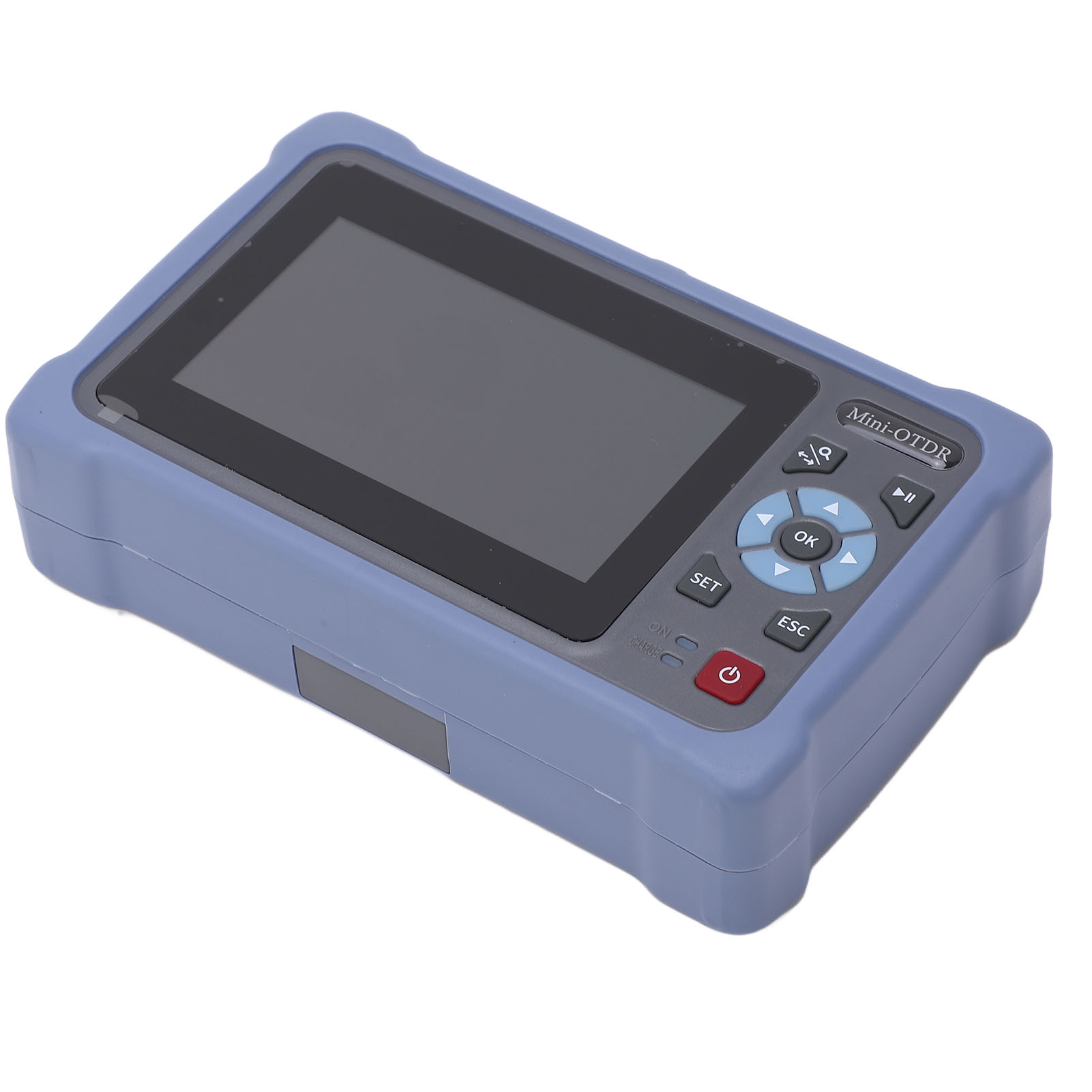 12-in-1 Otdr-tester (optisches Zeitbereichsreflektometer) Mit 4,3-zoll-touchscreen, Faserfehlerdetektor, Längenmessung Und 110–240-v-eu-stecker