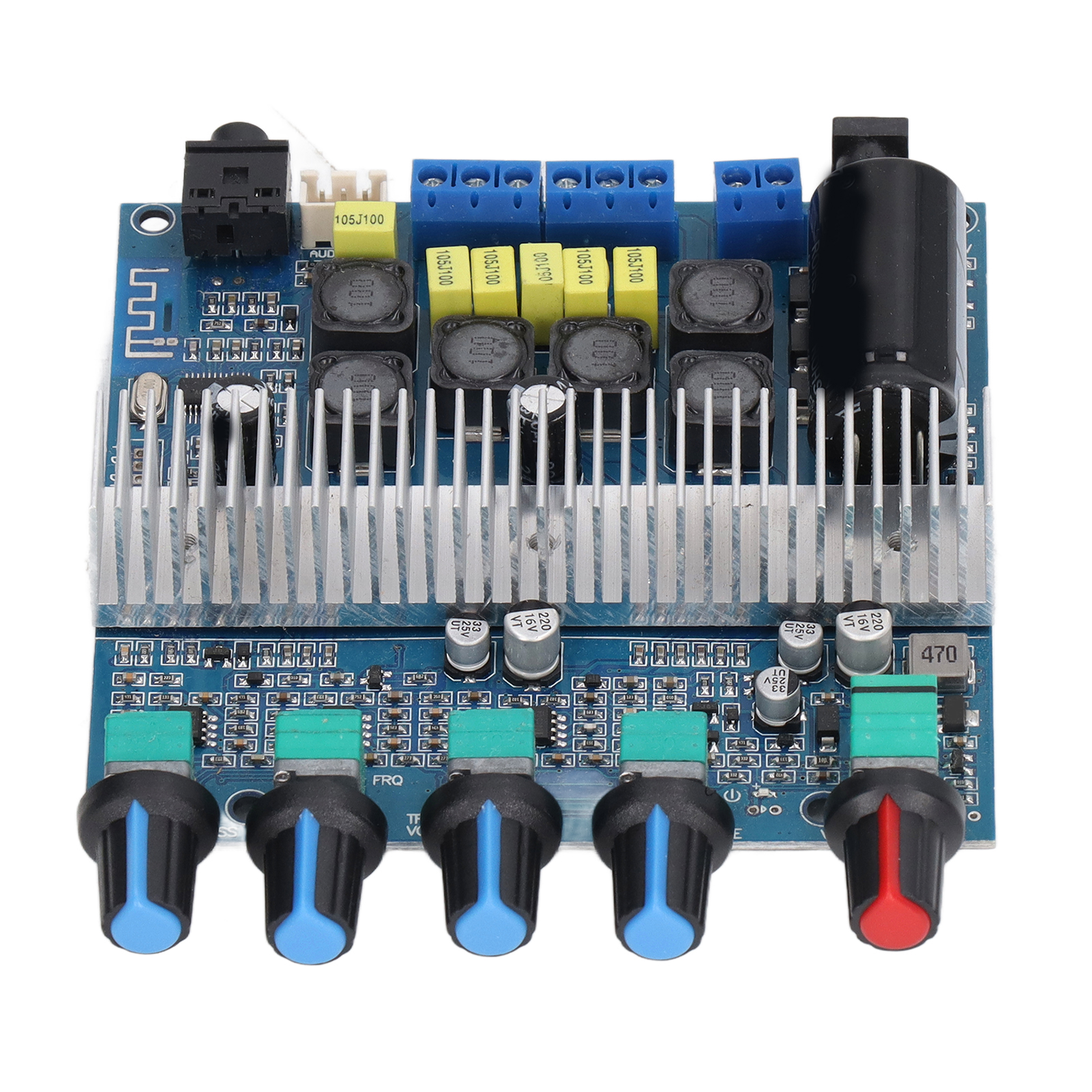 Tpa3116d2 3-kanal-digitalverstärker Mit Bluetooth 4.2 Und Soundkarte Für 12-24v-lautsprecher