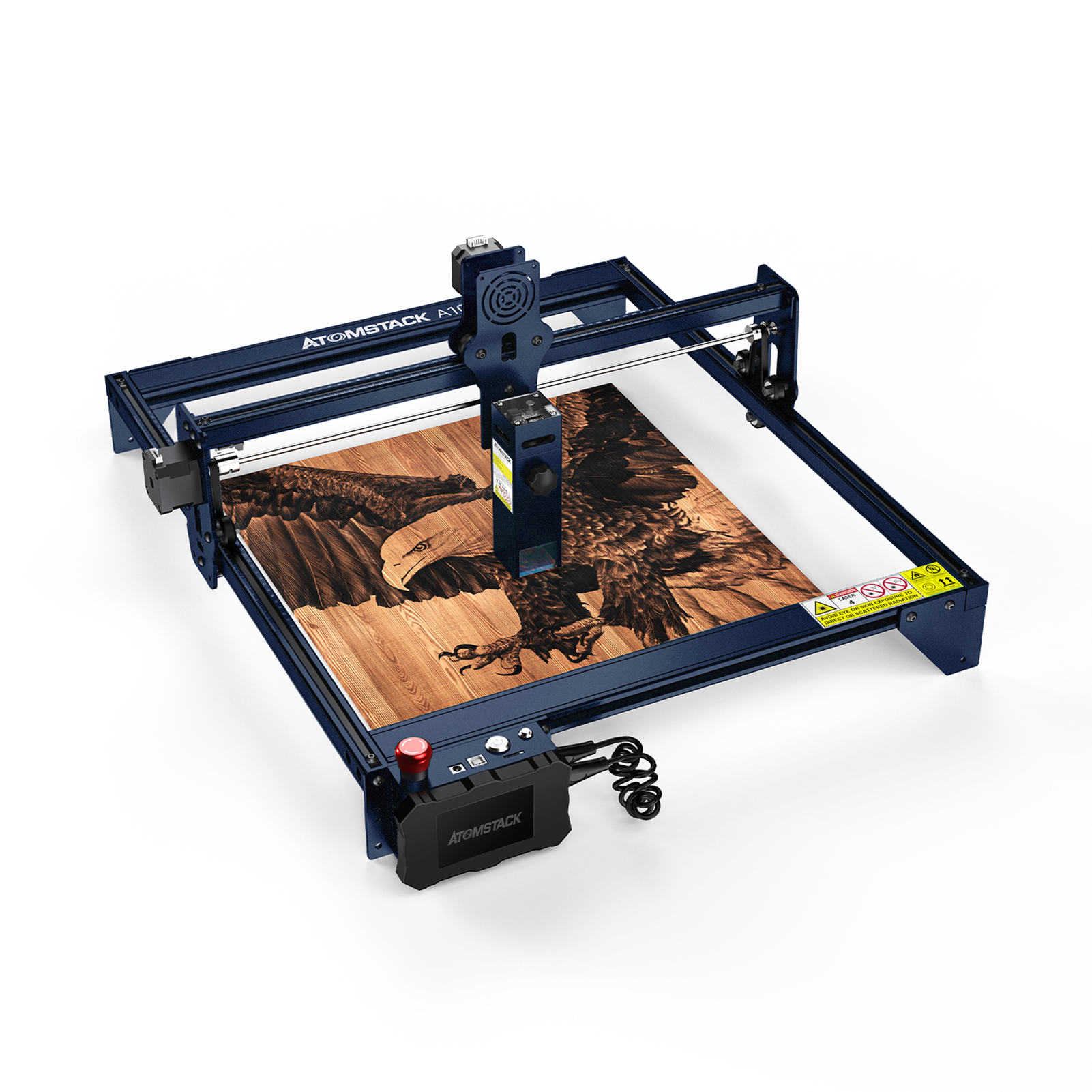 Lasergravierer Und -schneider, 10–11 W, A10 Pro, Arbeitsbereich 410 X 400 Mm, 50 W, Blau, Eu-stecker 100–240 V