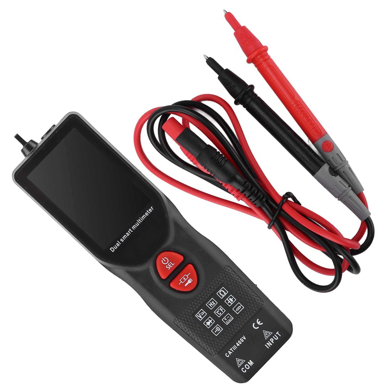 Automatisches Digitalmultimeter Ua6, Lcd-anzeige, Präzise Strom- Und Spannungsmessung 400 V/400 A, Professionelles Elektrisches Prüfgerät