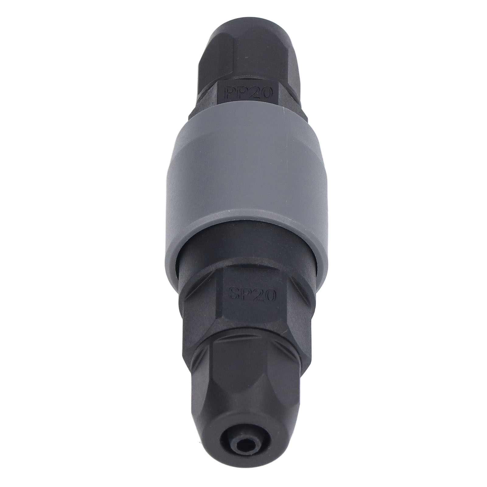 Pneumatikverschraubungen Typ C Aus Kunststoff Und Stahl, Selbstsichernder Schnellverbinder Für 8x5mm Pu-schlauch, 1/4-zoll-gewinde, Kompressorzubehör (sp20+pp20)