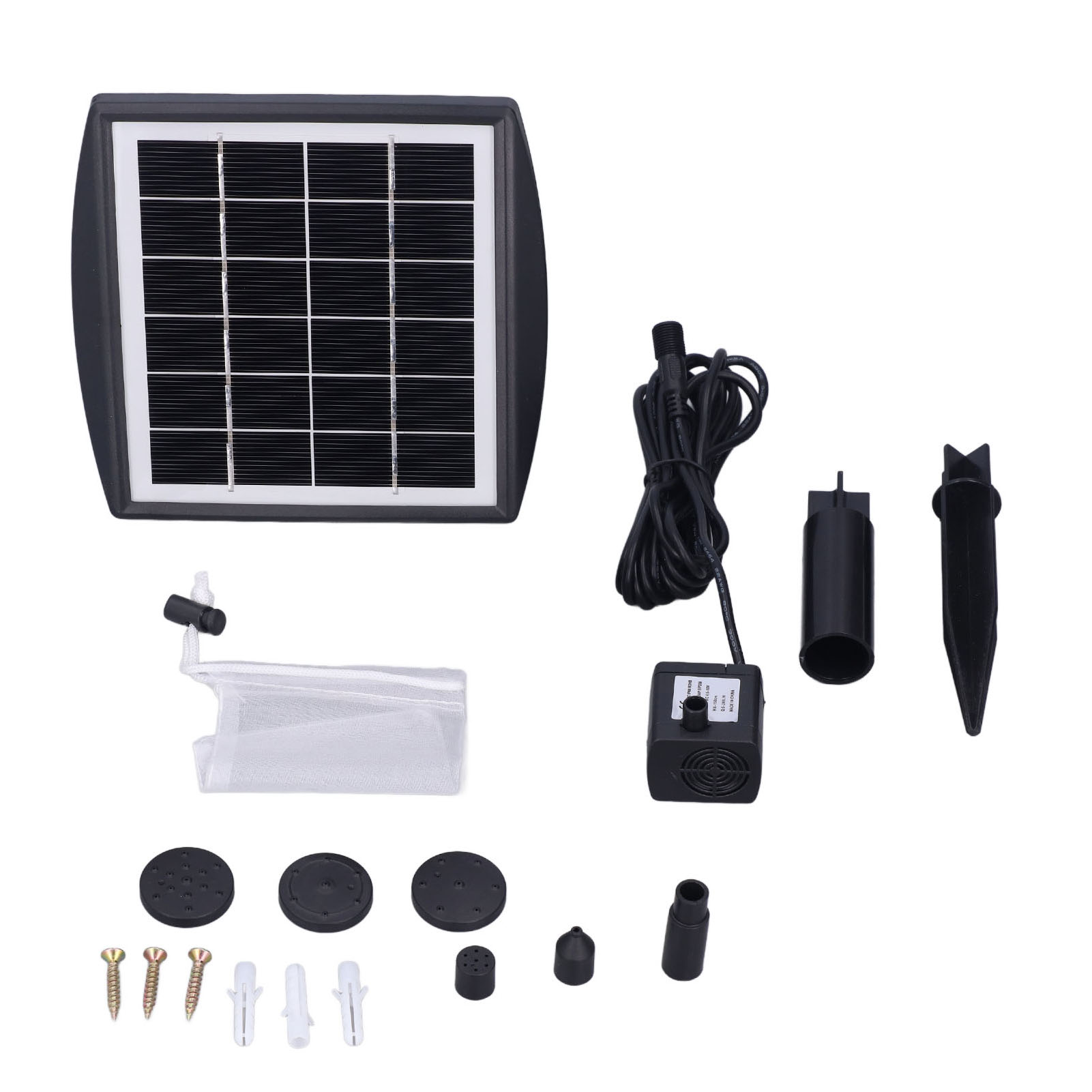 Solarpumpe Zur Sauerstoffanreicherung Von Springbrunnenwasser, Bürstenlos, Tauchfähig, Für Teiche, Pools, Aquarien Und Filteranlagen.