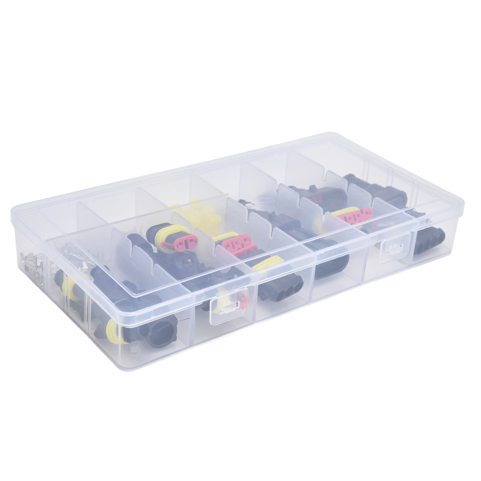 96-teiliges Set Wasserdichter Kfz-elektrikverbinder, Crimp-stecker Und -buchsen, Sortiment An Kfz-anschlüssen